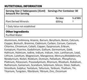 Plant Derived Minerals - 30 Servings